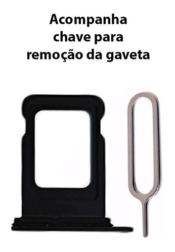 Bandeja Gaveta Chip Slot Sim Card Compatível iPhone 14