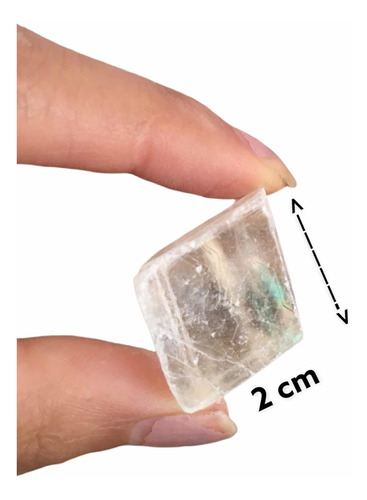 Romboedro Calcita Optica Mineral De Colección