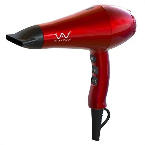 Secador De Pelo Vav Rojo Profesional Potente De Cerámica