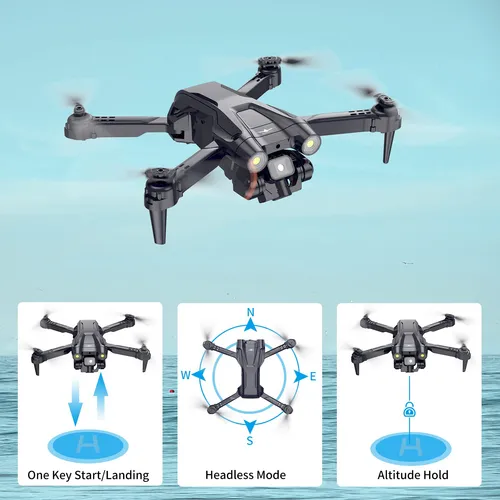3t6b Drone Con Cmara Para Adultos Y Nios, Dron Fpv Plegable