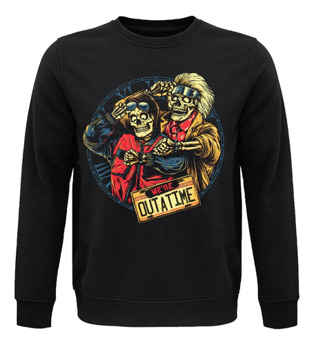 Sudadera Volver Al Futuro Out Of Time Horror Halloween