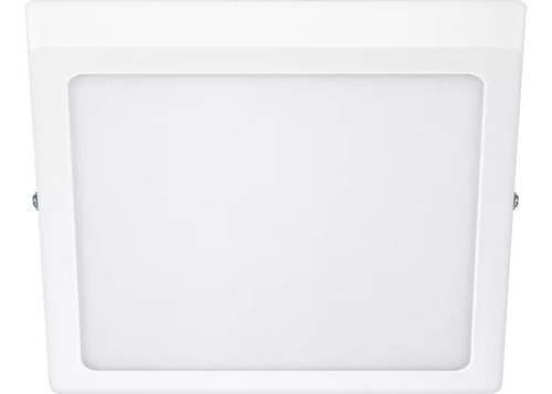 Panel Plafon Led De Aplicar Philips 18w Cuadrado Luz Fria