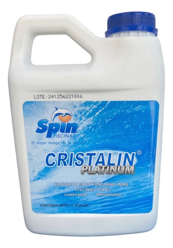 Cristalin Platinum 1lt. Clarificador Spin Piscinas