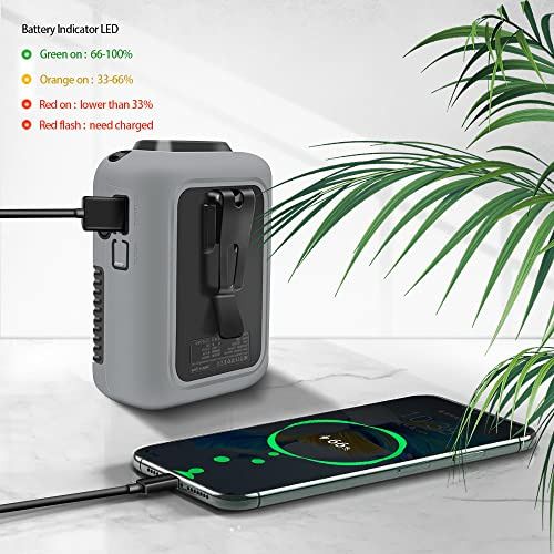 Ventilador Corporal Portátil Cazokasi 2023 Con Clip En La Ci