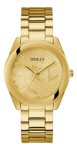 Reloj Dama Guess Original Regalo Mujer Accesorios Moda Color De La Correa Dorado2 Color Del Bisel Dorado Color Del Fondo Blanco