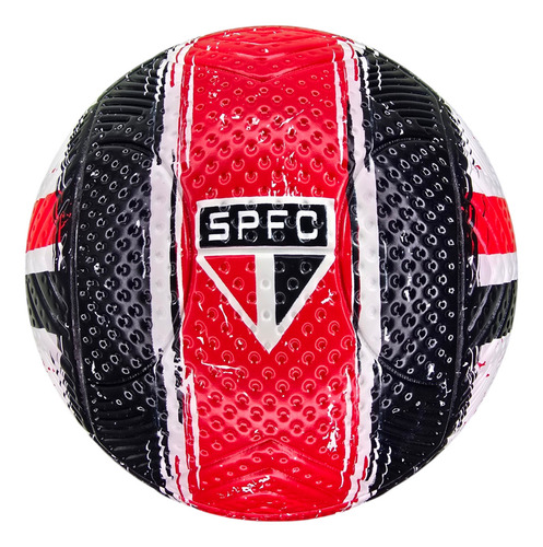 Bola De Futebol Profissional São Paulo Pvc Alta Durabilidade
