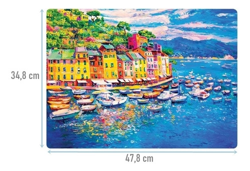 Super Quebra-cabeças 2x500 Peças Litorais Europeus - Toyster