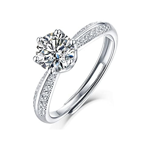 Sheka Anillo Etrnity De 1 Ct Clásico 6 Para Mujer Anillo De 