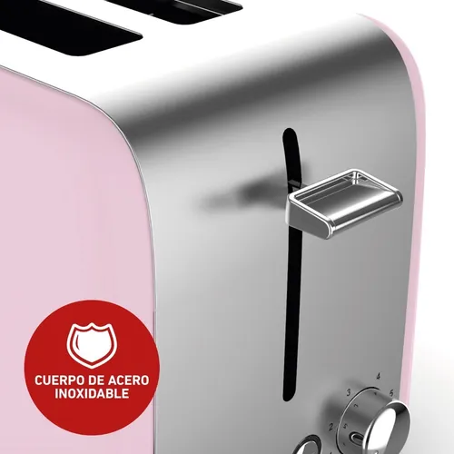 Imagen 4 de 10 de Tostadora Peabody Pe-t387 2 Ranuras 1050 Watts