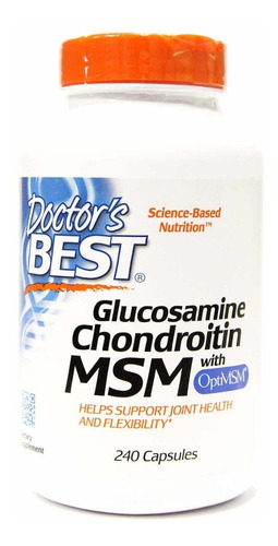 Doctor's Best Glucosamina Chondroitin Msm 240 Cápsulas