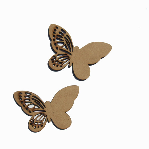 Figura Mariposa Calada Corte Laser 6 Cm 3mm. X35 Unidades