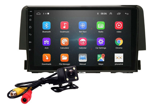 Estereo Honda Cívic Android Carplay 2016.2022 Gps Camara