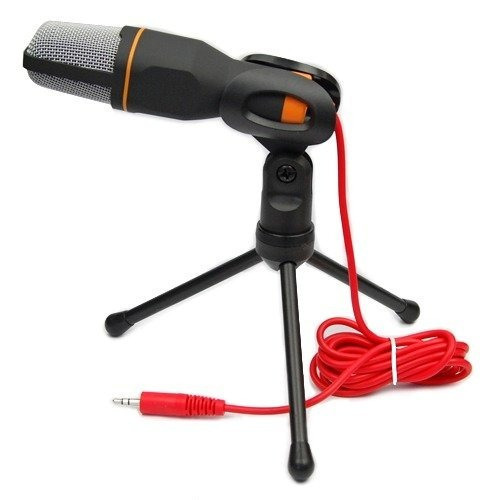 Microfono Condensador Ajustable 3.5mm Con Tripode Q-888