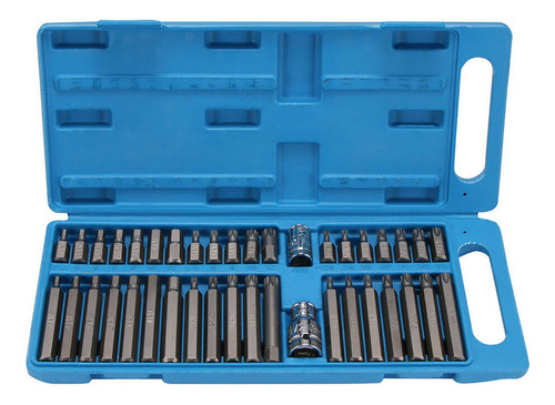 Juego De Puntas 40 En 1 Llave Allen Hexagonal Y Torx 3/8 1/2