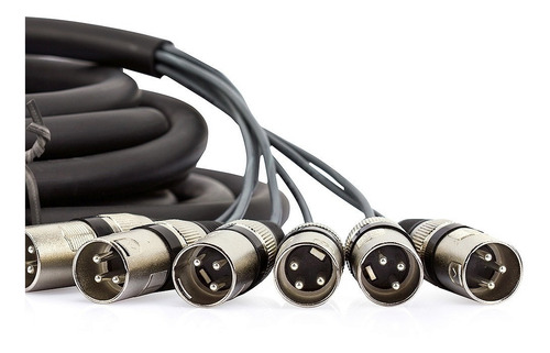 Multicabos Com Conectores Xlr 6 Vias - Cirilo Cabos, 20mts