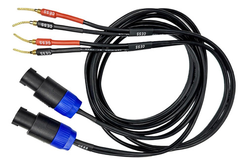 Cess-276-6f Pin De Tipo Trenzado Enchufe De Plátano Al Cable