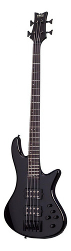 Bajo Eléctrico  Schecter  Stiletto Stage-4 Activo Pickup:hh Cantidad De Cuerdas 4 Color Negro Orientación De La Mano Diestro