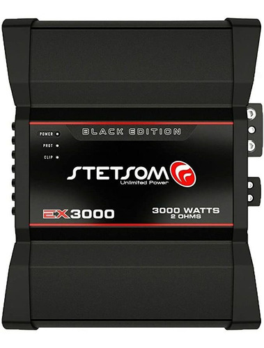 Stetsom Ex 3000 Eq Negro Edición 2 Ohms Clase D Amplificador