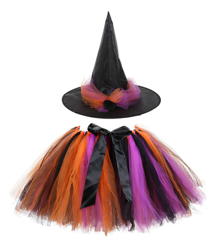 Disfraz De Bruja De Halloween Con Tutú Para Mujer