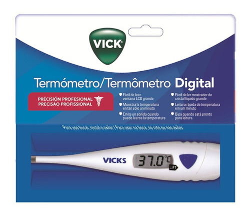 Vick Termómetro Digital Precisión Profesional V900-csp