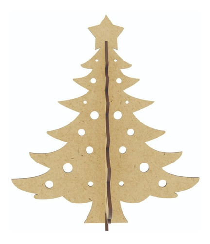 Kit 6 Pzas Árbol De Navidad Estrella Nieve 20cm Art1511