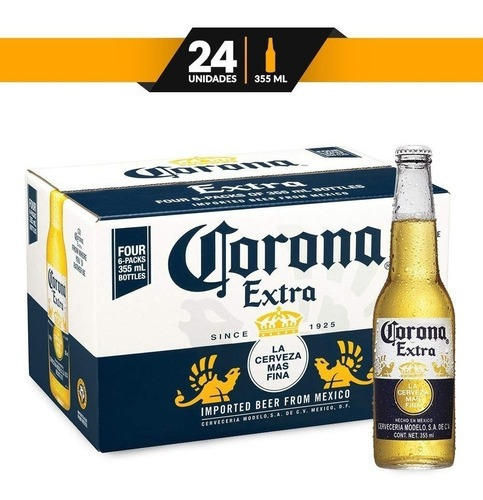 Cerveza Corona Caja Pack 24 Unidades330 Ml 