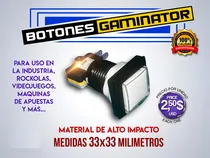 Comprar Botones Arcade Gaminator De Alto Impacto Pack 10 Unidades.