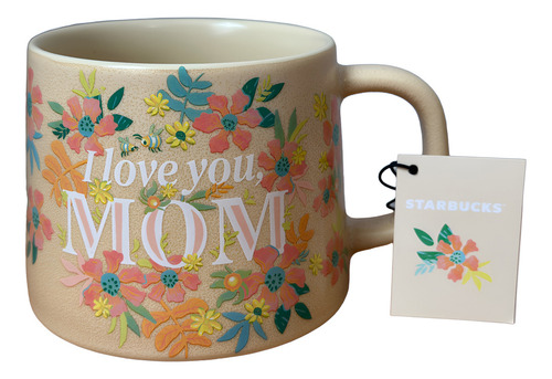 Starbucks Taza Flores Día De Las Madres 2025 Crema
