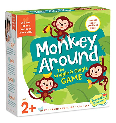 Peaceable Kingdom Monkey Around, Primer Juego Para Niños Pe