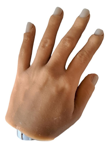Mano De Silicon Para Practica De Uñas