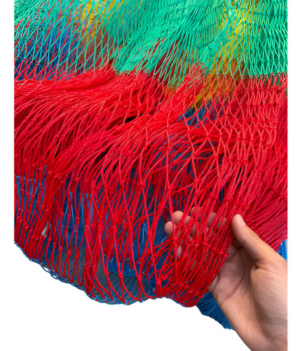 Rede Kid Play Malha 5 Polietileno Color 64mts2 20.00x3.20mts