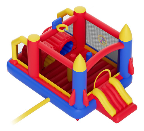 Trampolín Brincolín Inflable Niños 4 X 2.4 Mts Msi