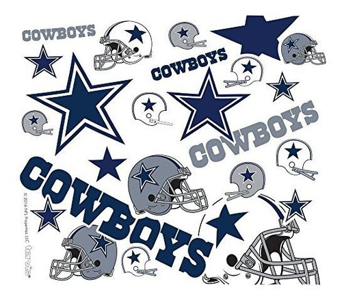 1247896 Cowboys Nfl Dallas Todo Vaso Con Envoltura Y Ma...