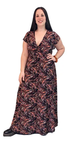 Vestidos seda online fria talles grandes