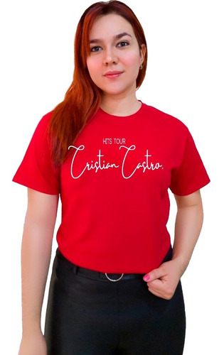 Polera Cristian Castro Gira Chile Hits Tour 2023 Chile C-821