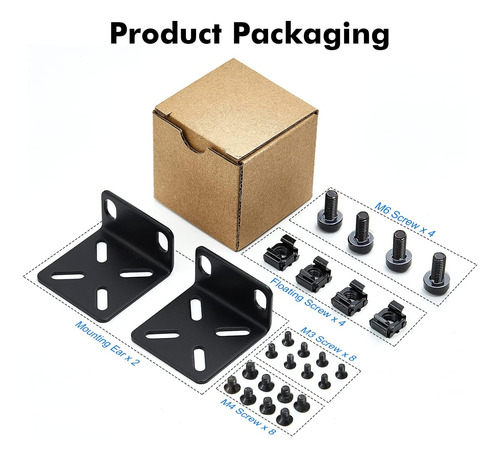 Kit De Montaje Rack Interruptores De 17.3 Pulgadas De A...