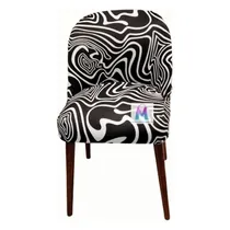 Comprar 06 Fundas Para Sillas Vintage Butacas - Ondas Blancas