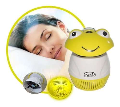 Sapinho Luminaria Armadilha Mata Mosquito E Pernilongos Sem Choque E Sem Cheiro