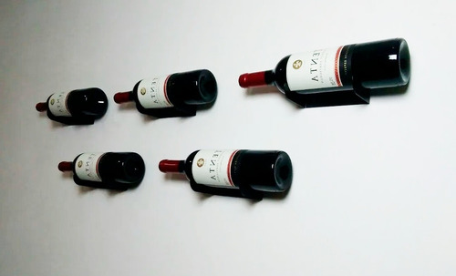 10 Unidades De Suporte P/ 1 Garrafa De Vinho Adega Inox