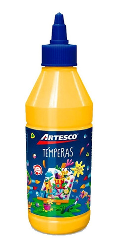 Tempera Lavable Colores 250ml Artesco