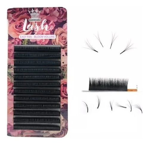 Ventilador Cilios Masscaku Easy, Bloom Volume Pronto Lash D-0,07