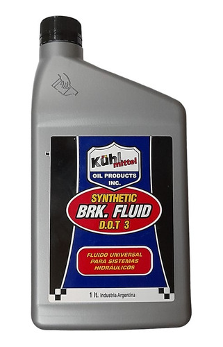 Liquido Para Frenos Brake Fluid 1 Litro Tipo 3 - Formula1