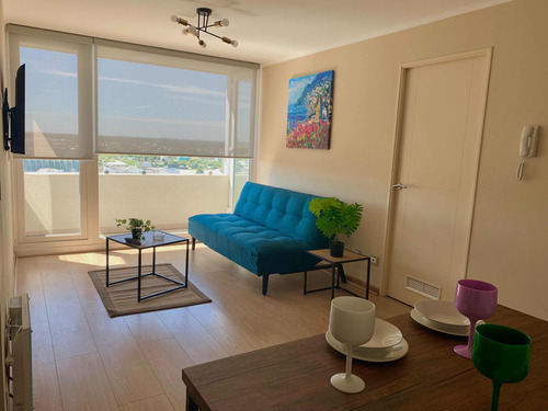 Arriendo Depto Amoblado 3d+2b+e Edificio Centro Chillán