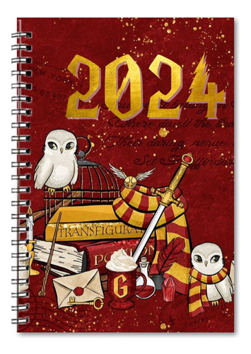 Imprimible Agenda Harry Potter 2024 Pdf Editable + Regalos