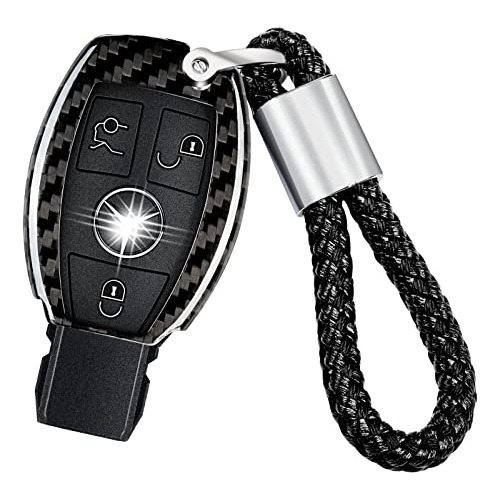 T-carbon - Funda Para Llave De Mercedes Benz Con Keychian, P