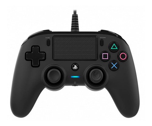 Control Con Cable Negro Ps4 (nacon) / Mathogames