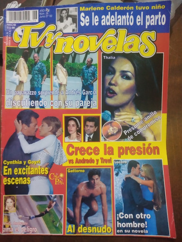 Thalia, Lucia Mendez, Karina Yapor En Revista Tvynovelas