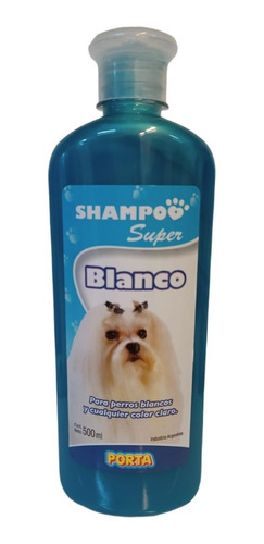 Shampoo Perros Porta Blanco Pelo Claro X 500ml