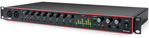 Interface Audio Usb Focusrite Scarlett 18i20 - 3ra Gen Color Negro 100V/240V