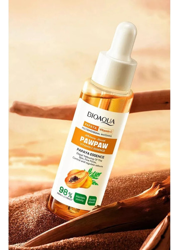 Serum De Papaya Con Vitamina C Bioaqua Manchas Control Grasa Momento De Aplicación Día/noche Tipo De Piel Todo Tipo De Piel